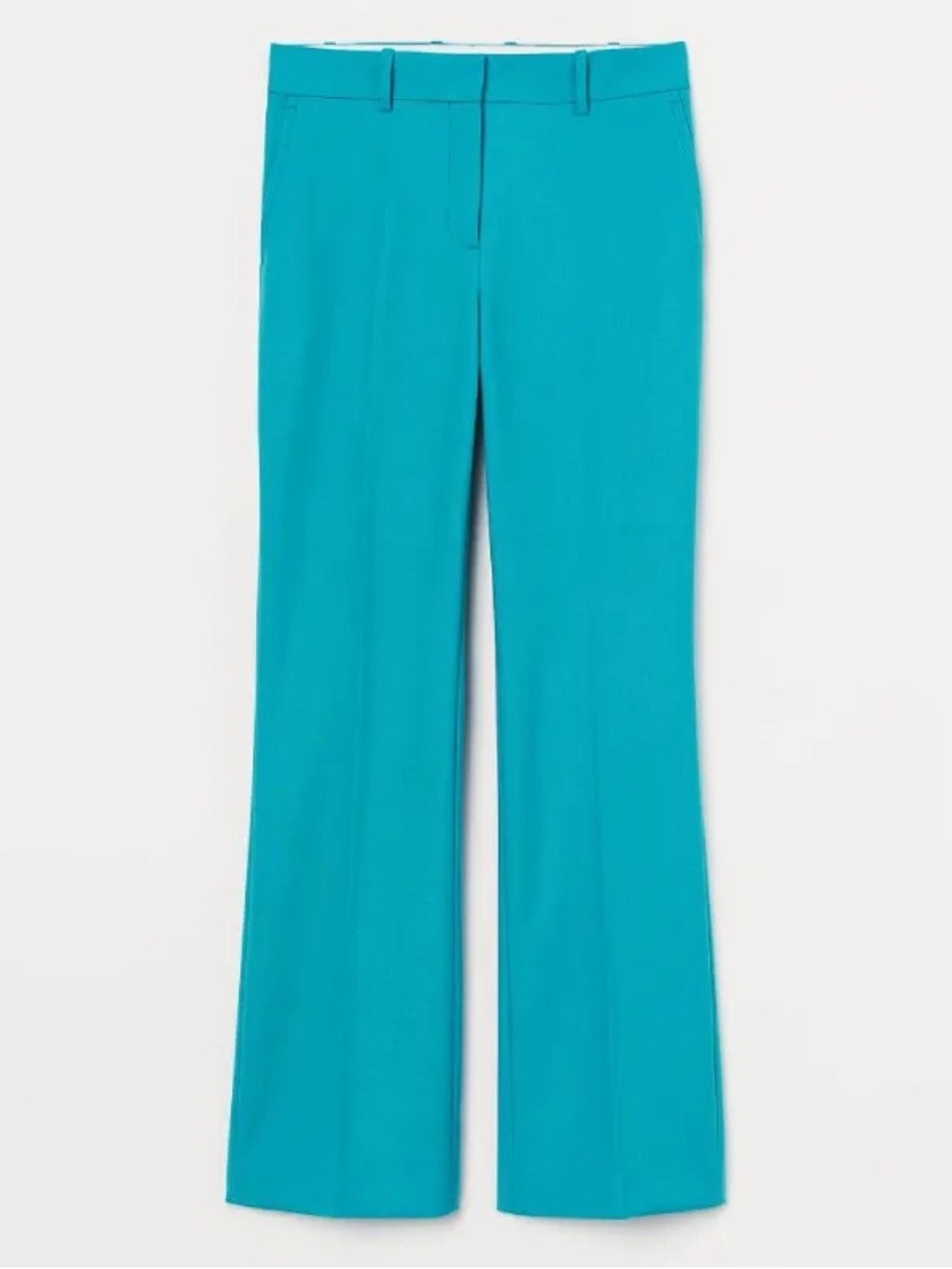 H&M Turquoise Boot-Cut Pants - Women